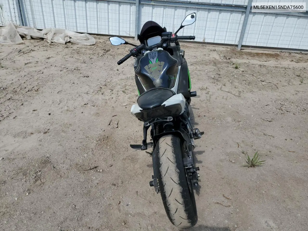 2022 Kawasaki Ex650 N VIN: ML5EXEN15NDA75600 Lot: 56949395