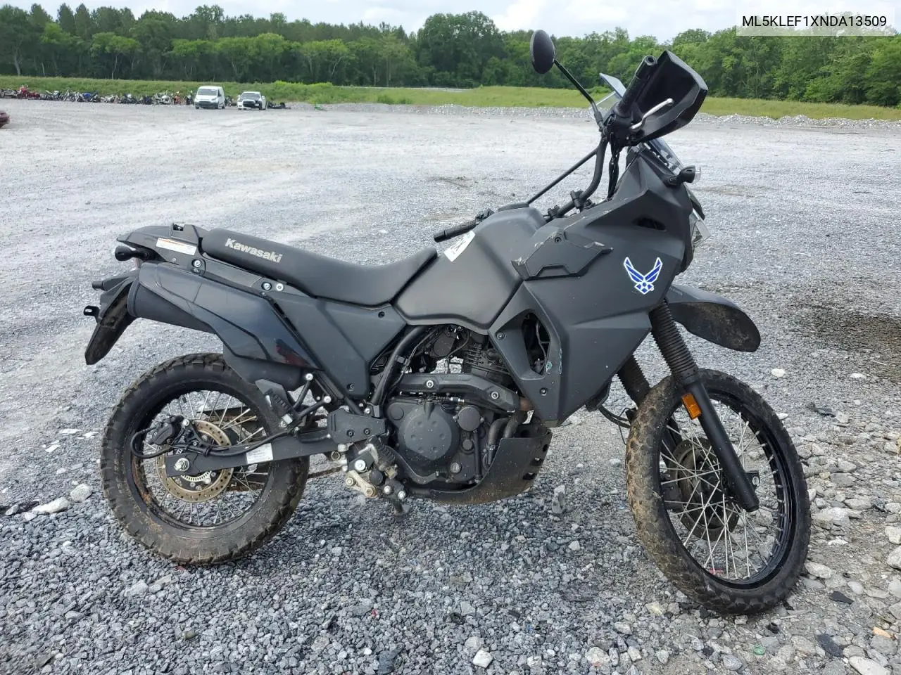 2022 Kawasaki Kl650 F VIN: ML5KLEF1XNDA13509 Lot: 57027045