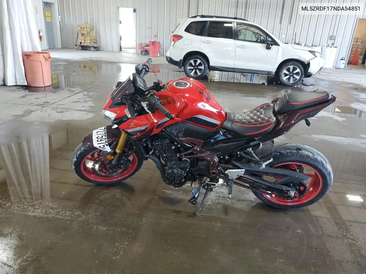 2022 Kawasaki Zr900 F VIN: ML5ZRDF17NDA54851 Lot: 57275975