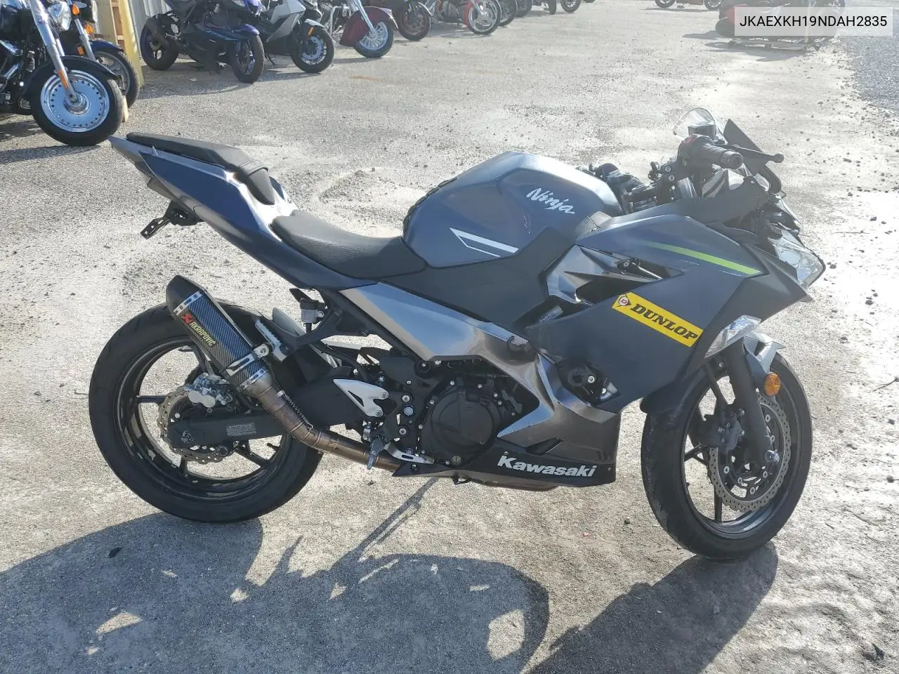 2022 Kawasaki Ex400 VIN: JKAEXKH19NDAH2835 Lot: 58441815