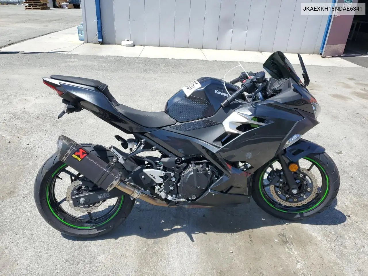 2022 Kawasaki Ex400 VIN: JKAEXKH18NDAE6341 Lot: 58566085