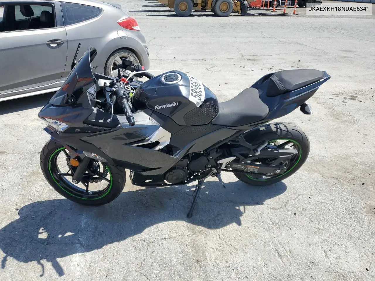 2022 Kawasaki Ex400 VIN: JKAEXKH18NDAE6341 Lot: 58566085