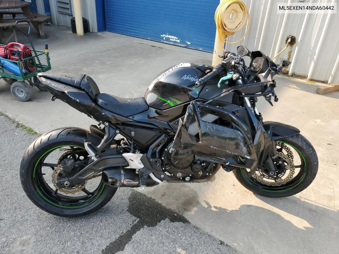 2022 Kawasaki Ex650 N VIN: ML5EXEN14NDA60442 Lot: 59209185