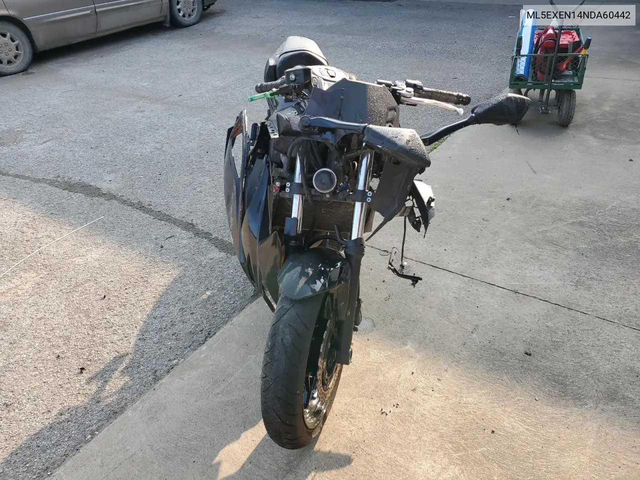2022 Kawasaki Ex650 N VIN: ML5EXEN14NDA60442 Lot: 59209185