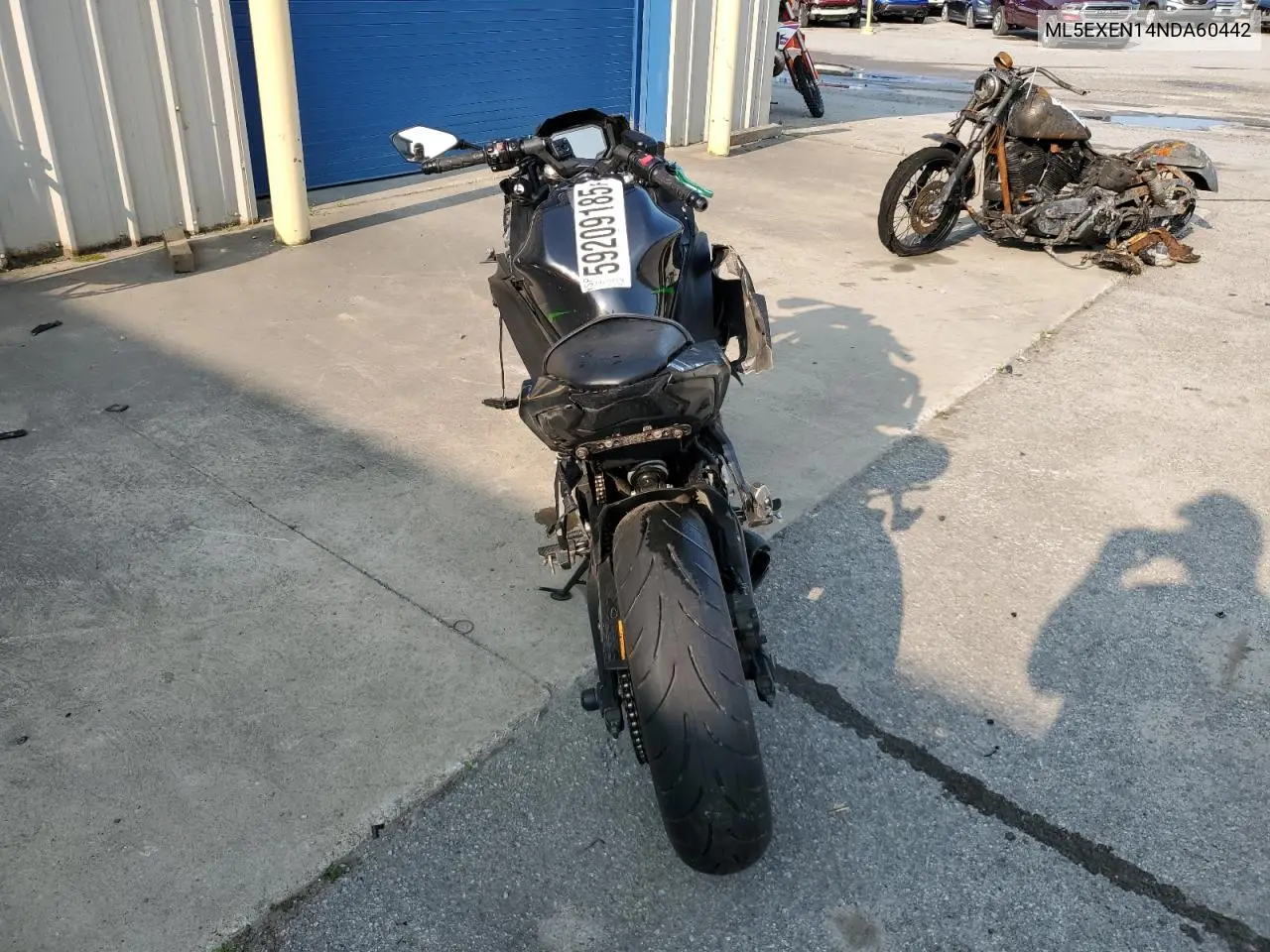 2022 Kawasaki Ex650 N VIN: ML5EXEN14NDA60442 Lot: 59209185