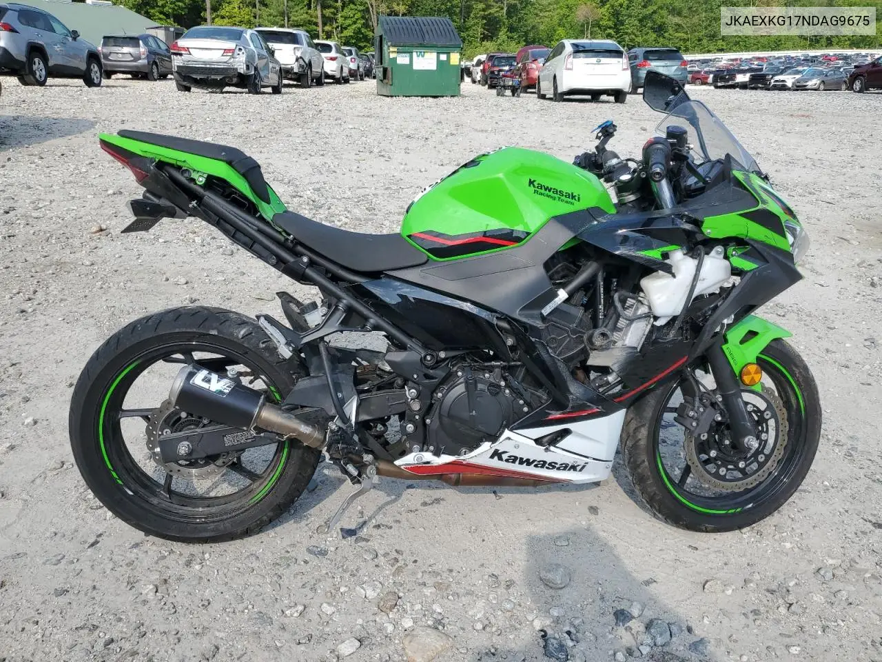 2022 Kawasaki Ex400 VIN: JKAEXKG17NDAG9675 Lot: 59634475