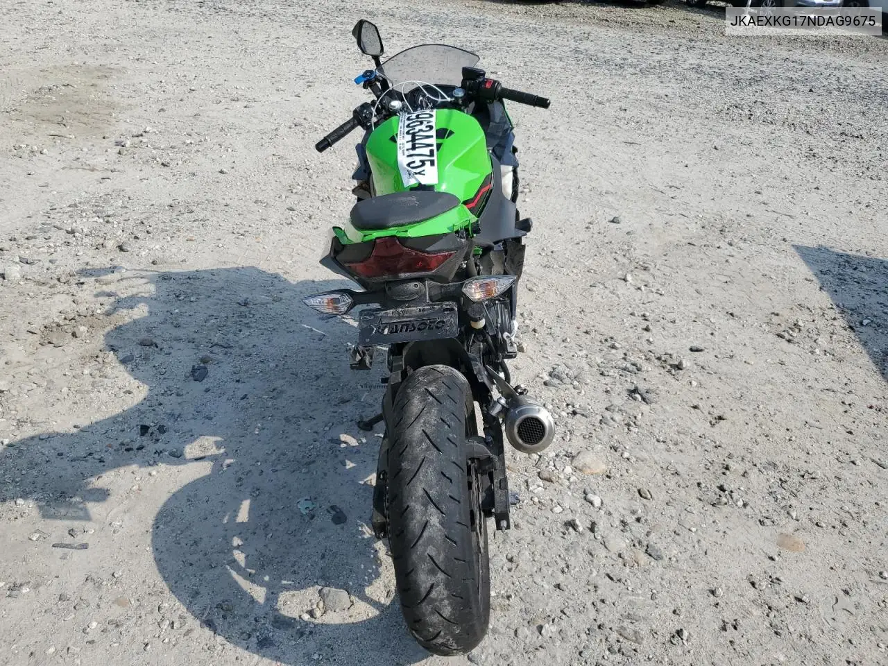 2022 Kawasaki Ex400 VIN: JKAEXKG17NDAG9675 Lot: 59634475
