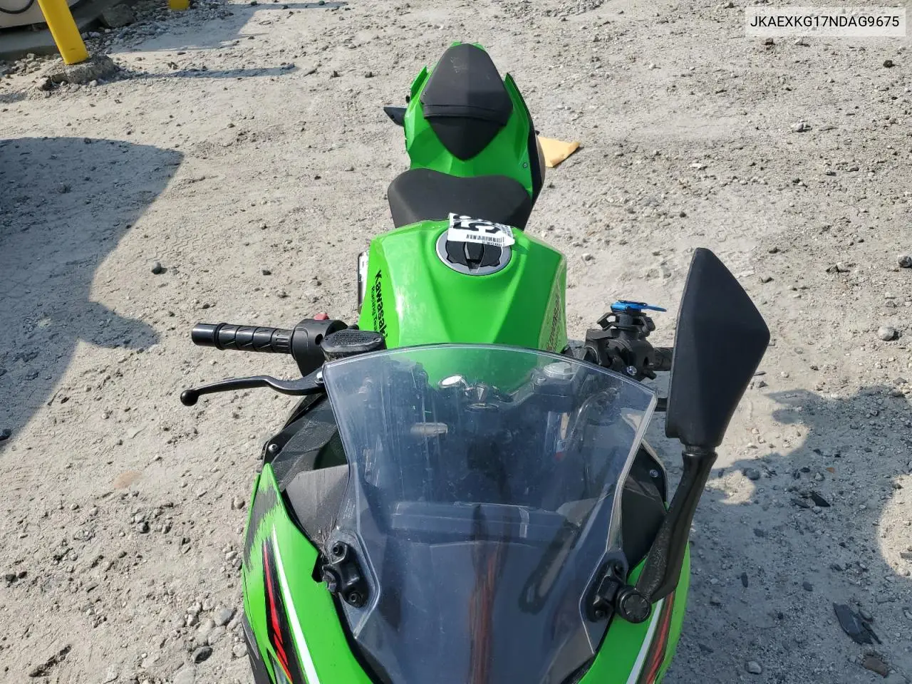 2022 Kawasaki Ex400 VIN: JKAEXKG17NDAG9675 Lot: 59634475