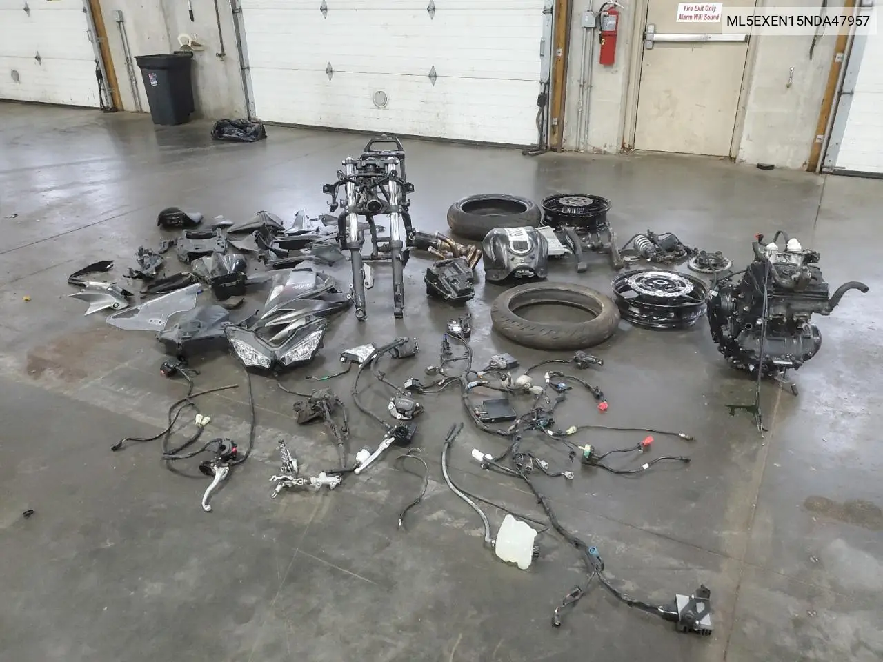 2022 Kawasaki Ex650 N VIN: ML5EXEN15NDA47957 Lot: 60078875