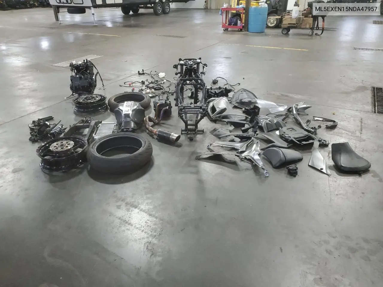 2022 Kawasaki Ex650 N VIN: ML5EXEN15NDA47957 Lot: 60078875