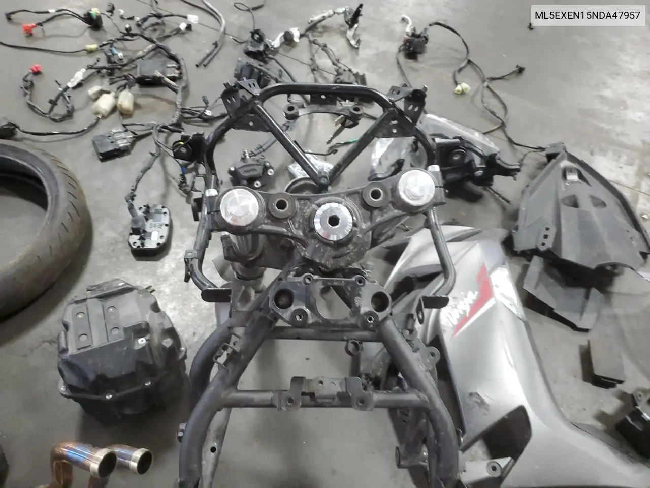 2022 Kawasaki Ex650 N VIN: ML5EXEN15NDA47957 Lot: 60078875