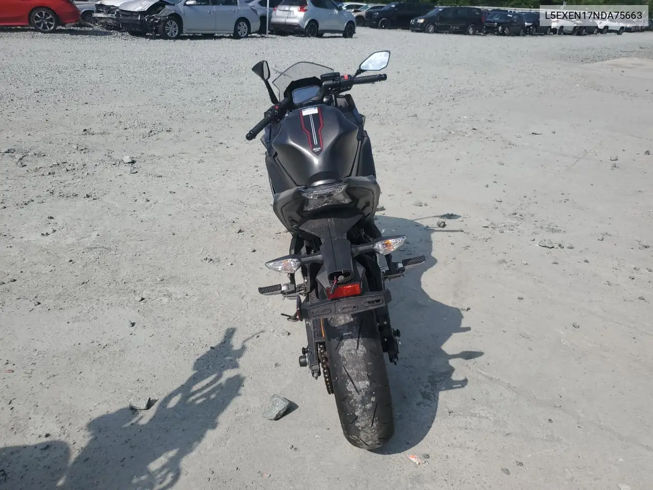 2022 Kawasaki Ex650 N VIN: L5EXEN17NDA75663 Lot: 60132705