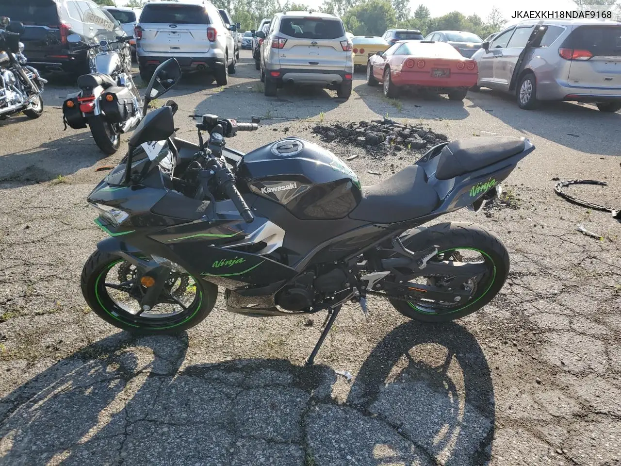 2022 Kawasaki Ex400 VIN: JKAEXKH18NDAF9168 Lot: 61816755