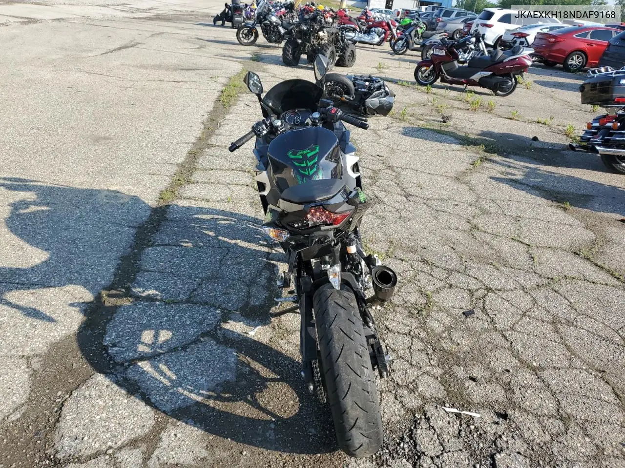 2022 Kawasaki Ex400 VIN: JKAEXKH18NDAF9168 Lot: 61816755