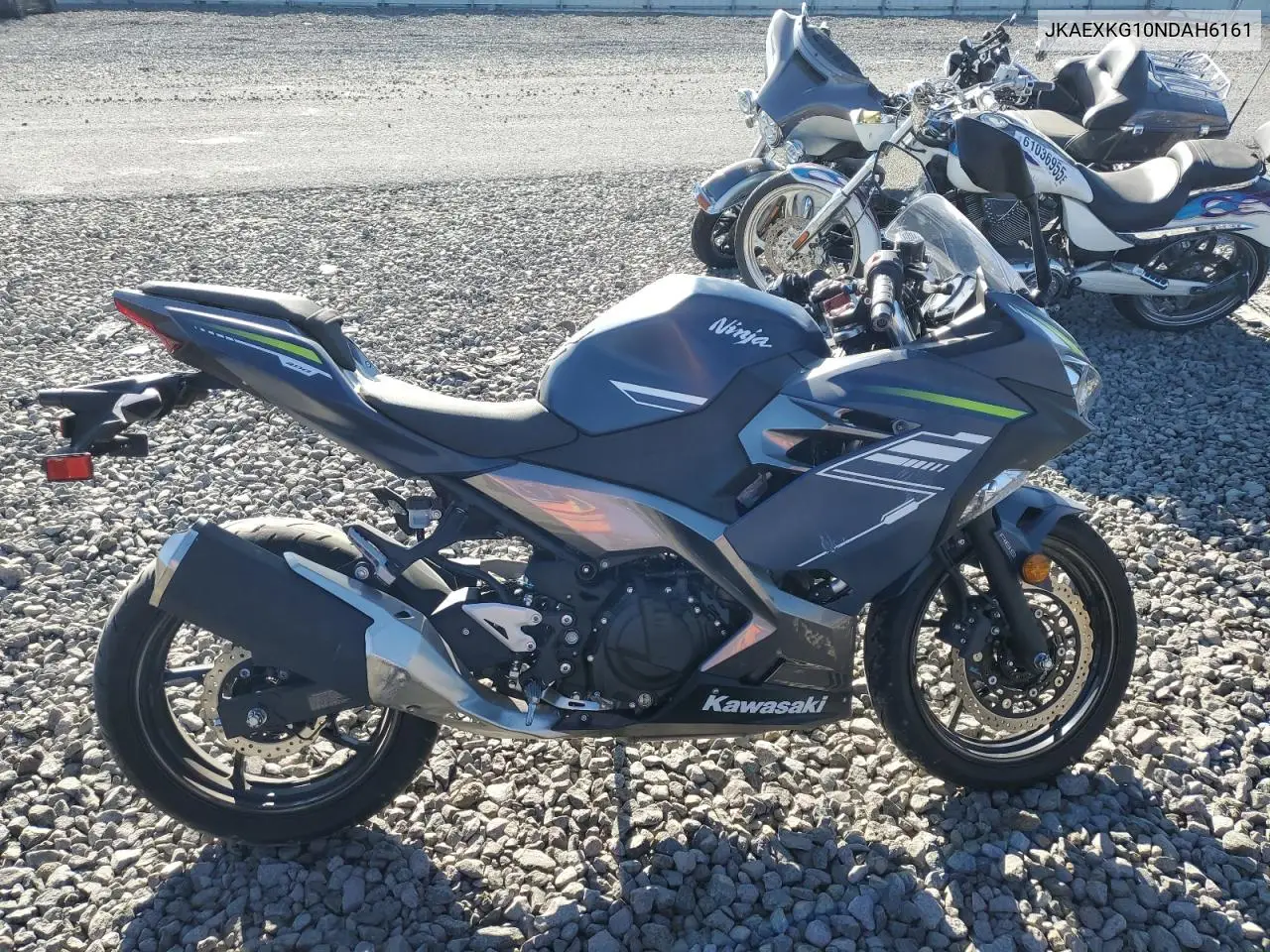 2022 Kawasaki Ex400 VIN: JKAEXKG10NDAH6161 Lot: 61837165