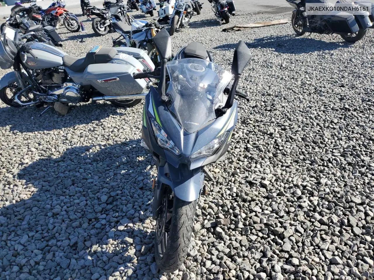 2022 Kawasaki Ex400 VIN: JKAEXKG10NDAH6161 Lot: 61837165