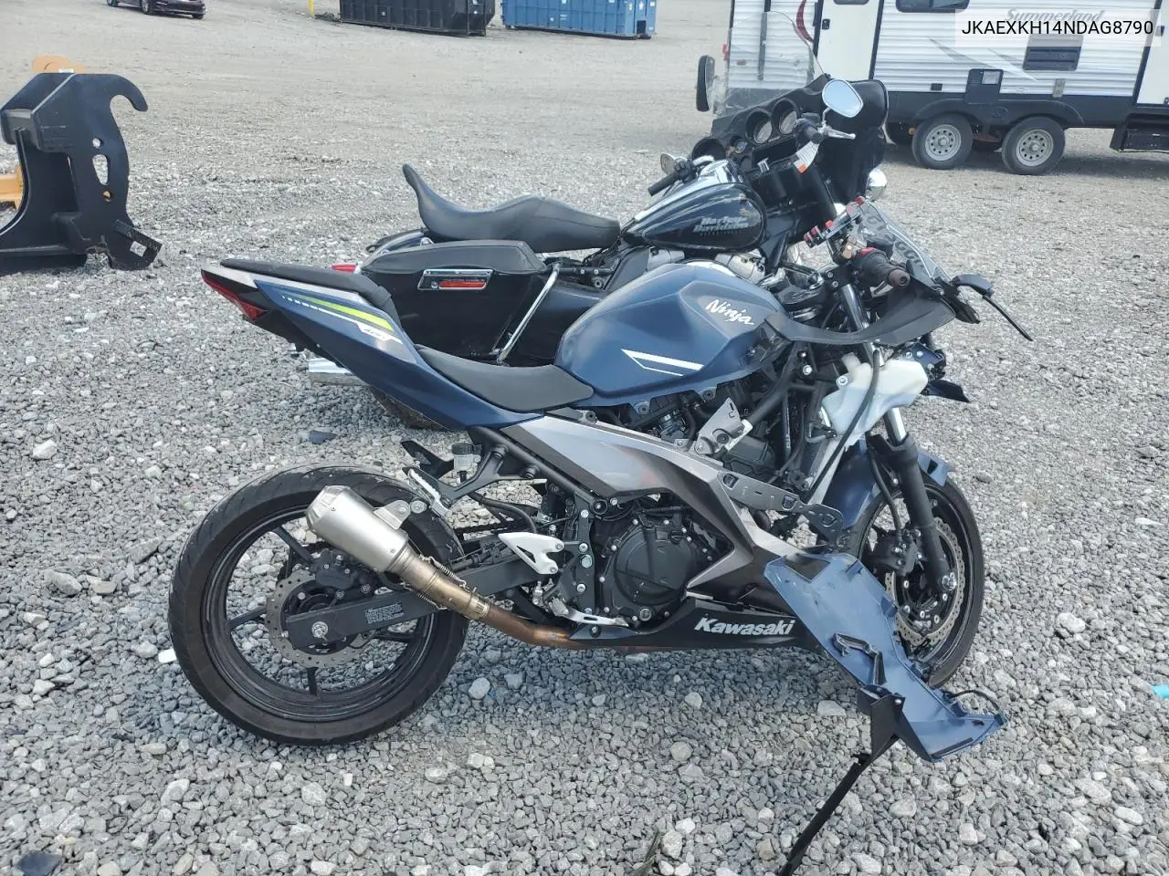 2022 Kawasaki Ex400 VIN: JKAEXKH14NDAG8790 Lot: 61853215