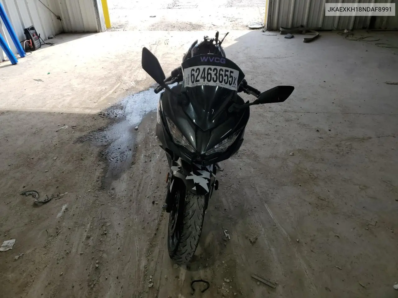 2022 Kawasaki Ex400 VIN: JKAEXKH18NDAF8991 Lot: 62463655