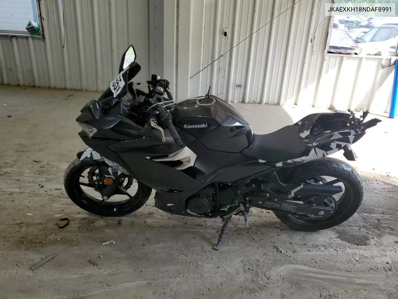 2022 Kawasaki Ex400 VIN: JKAEXKH18NDAF8991 Lot: 62463655