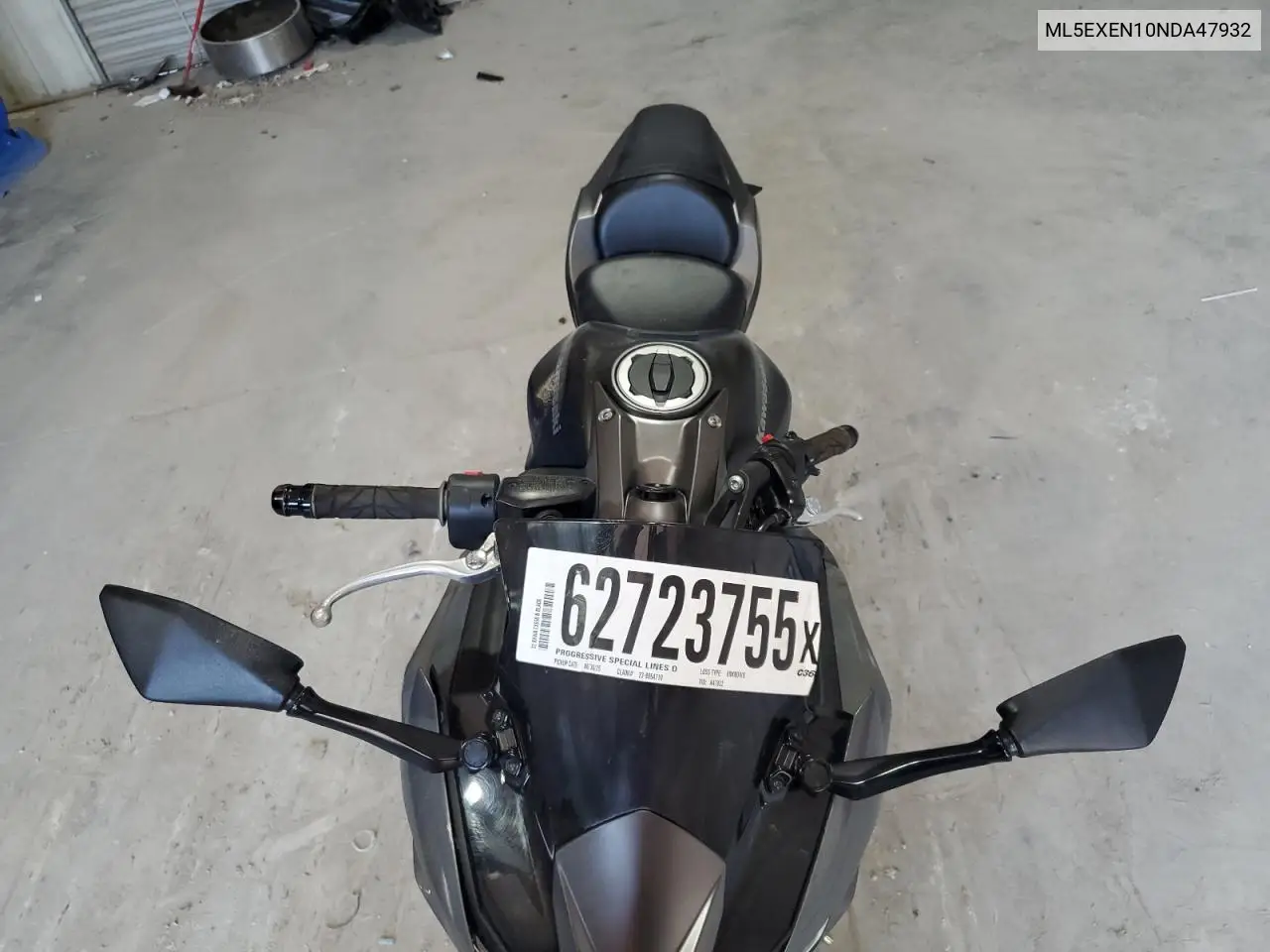 2022 Kawasaki Ex650 N VIN: ML5EXEN10NDA47932 Lot: 62723755