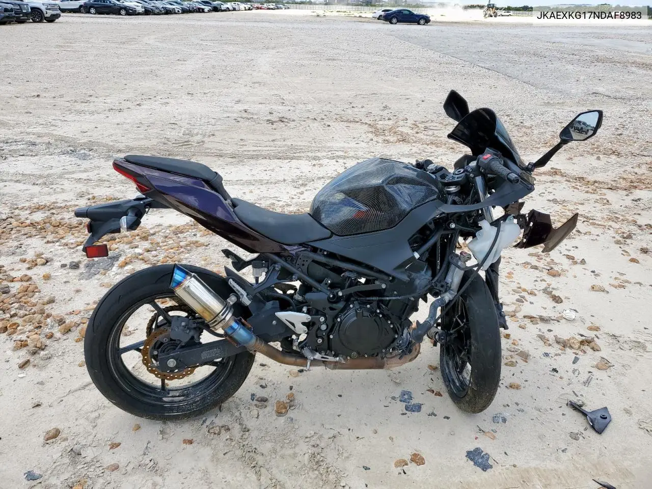 2022 Kawasaki Ex400 VIN: JKAEXKG17NDAF8983 Lot: 63815595