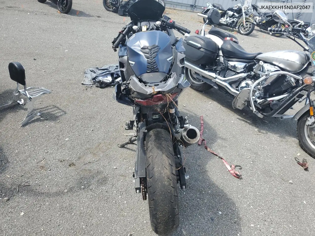 2022 Kawasaki Ex400 VIN: JKAEXKH15NDAF2047 Lot: 64411275