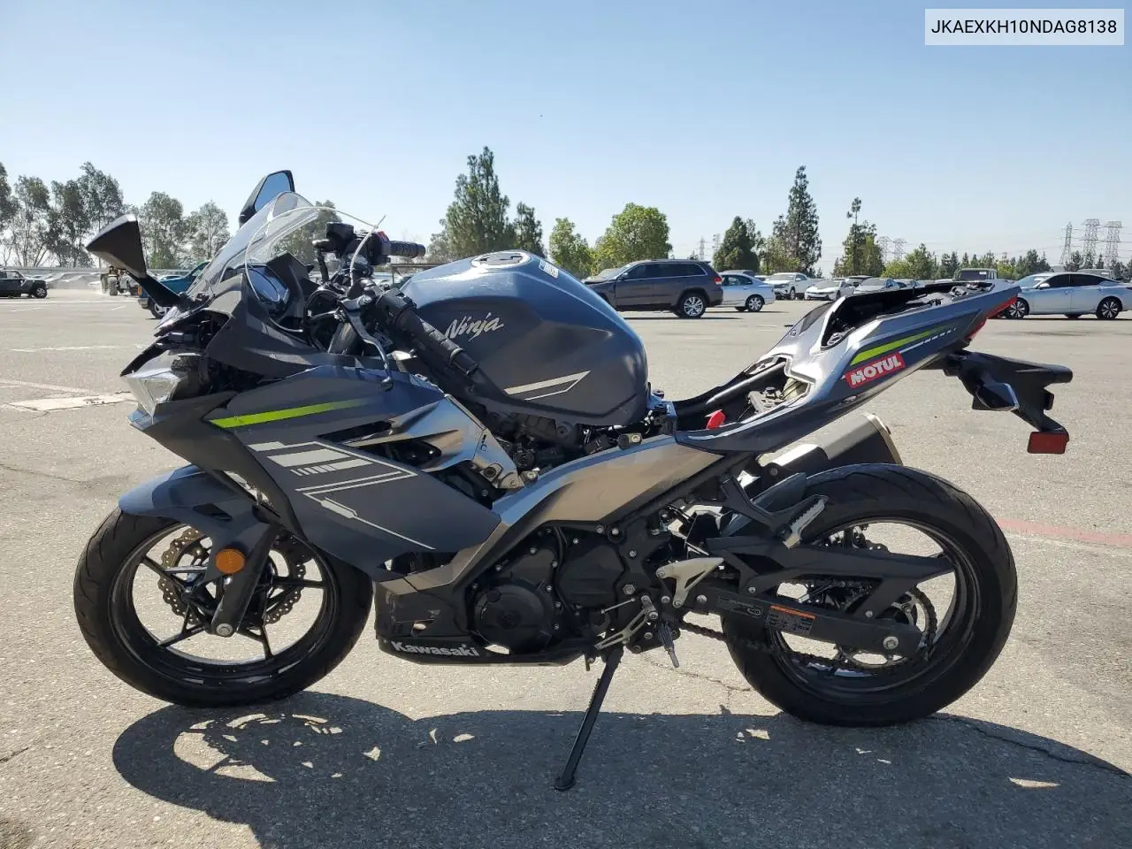 2022 Kawasaki Ex400 VIN: JKAEXKH10NDAG8138 Lot: 64492345