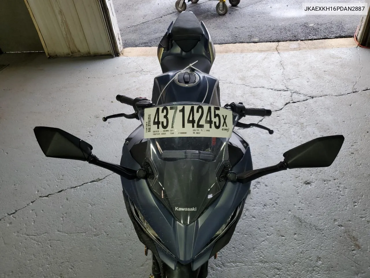 2023 Kawasaki Ex400 VIN: JKAEXKH16PDAN2887 Lot: 43714245