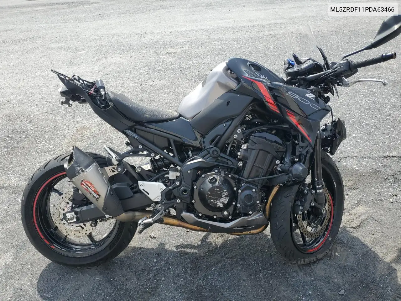 2023 Kawasaki Zr900 F VIN: ML5ZRDF11PDA63466 Lot: 53252235