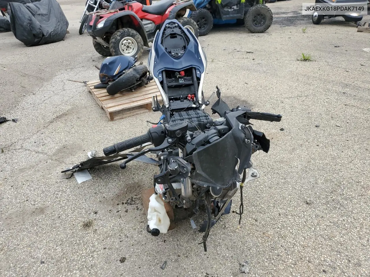 2023 Kawasaki Ex400 VIN: JKAEXKG18PDAK7149 Lot: 55724745