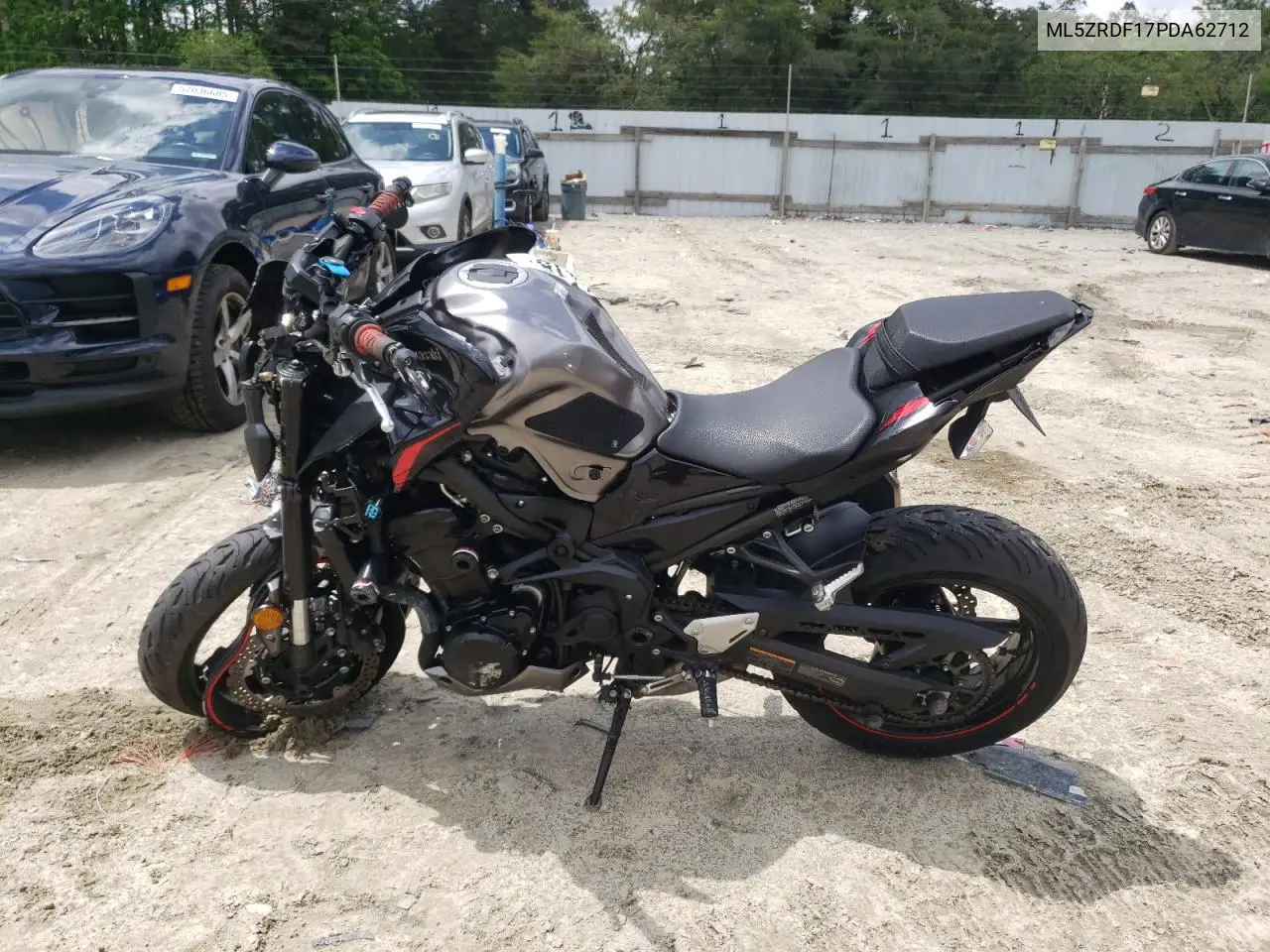 2023 Kawasaki Zr900 F VIN: ML5ZRDF17PDA62712 Lot: 57242415