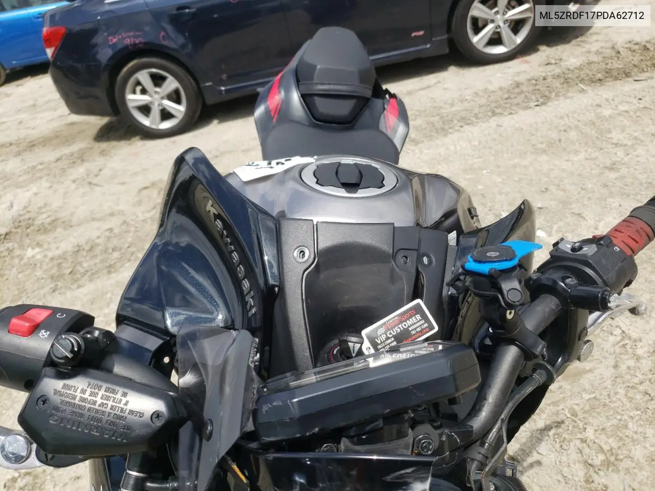 2023 Kawasaki Zr900 F VIN: ML5ZRDF17PDA62712 Lot: 57242415
