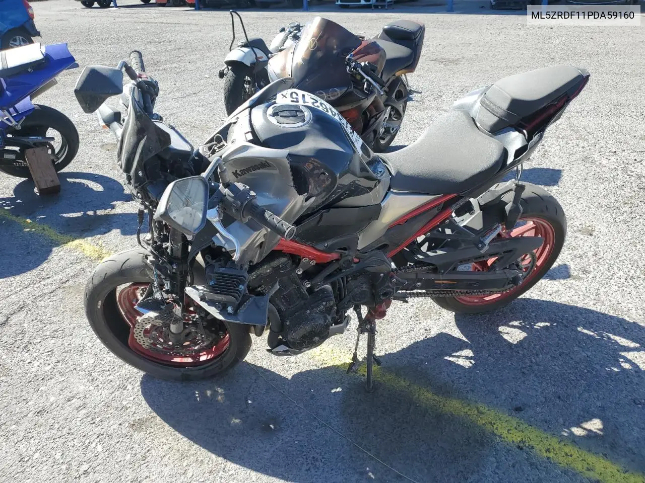 2023 Kawasaki Zr900 F VIN: ML5ZRDF11PDA59160 Lot: 57346215