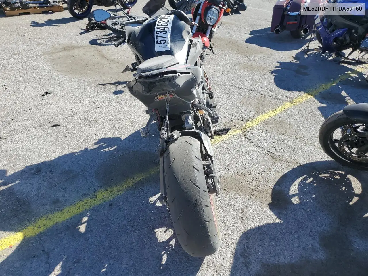 2023 Kawasaki Zr900 F VIN: ML5ZRDF11PDA59160 Lot: 57346215