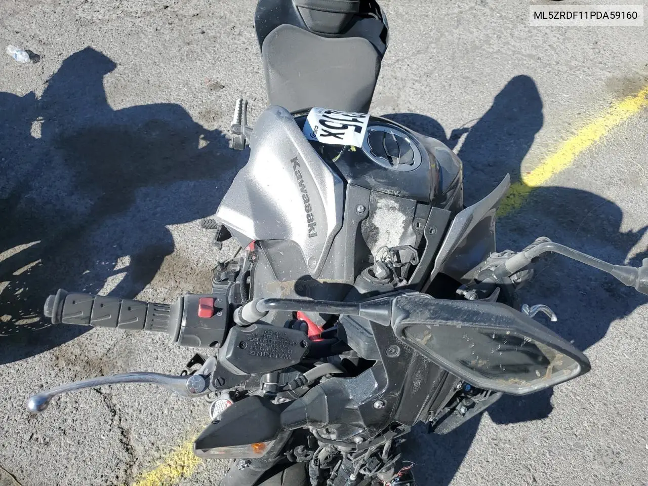 2023 Kawasaki Zr900 F VIN: ML5ZRDF11PDA59160 Lot: 57346215