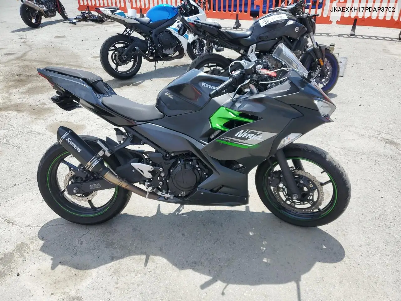 2023 Kawasaki Ex400 VIN: JKAEXKH17PDAP3702 Lot: 58988145