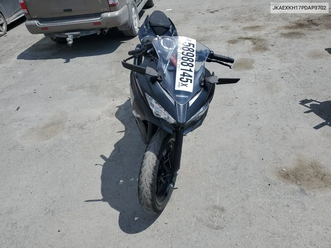 2023 Kawasaki Ex400 VIN: JKAEXKH17PDAP3702 Lot: 58988145