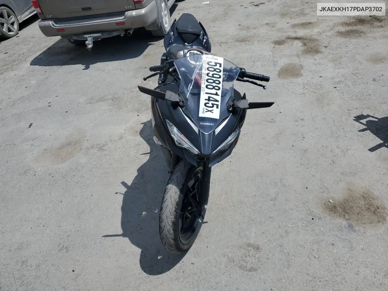 2023 Kawasaki Ex400 VIN: JKAEXKH17PDAP3702 Lot: 58988145