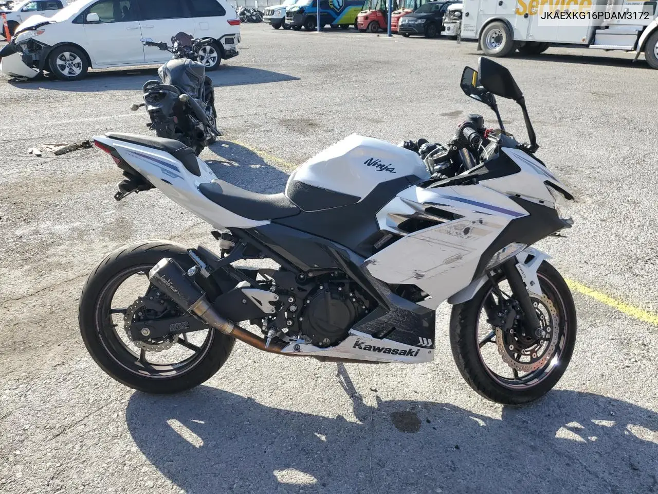 2023 Kawasaki Ex400 VIN: JKAEXKG16PDAM3172 Lot: 59030525