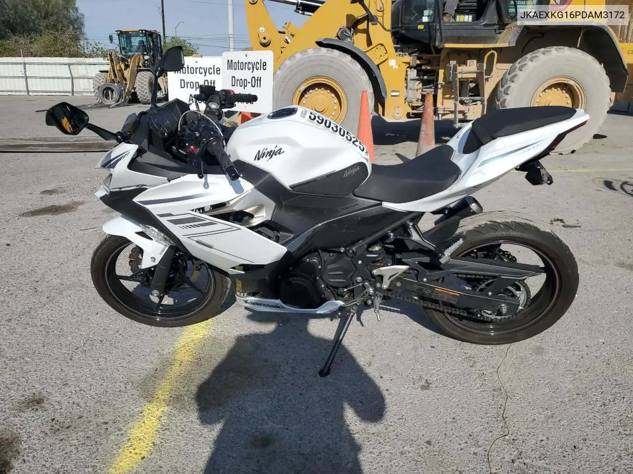 2023 Kawasaki Ex400 VIN: JKAEXKG16PDAM3172 Lot: 59030525