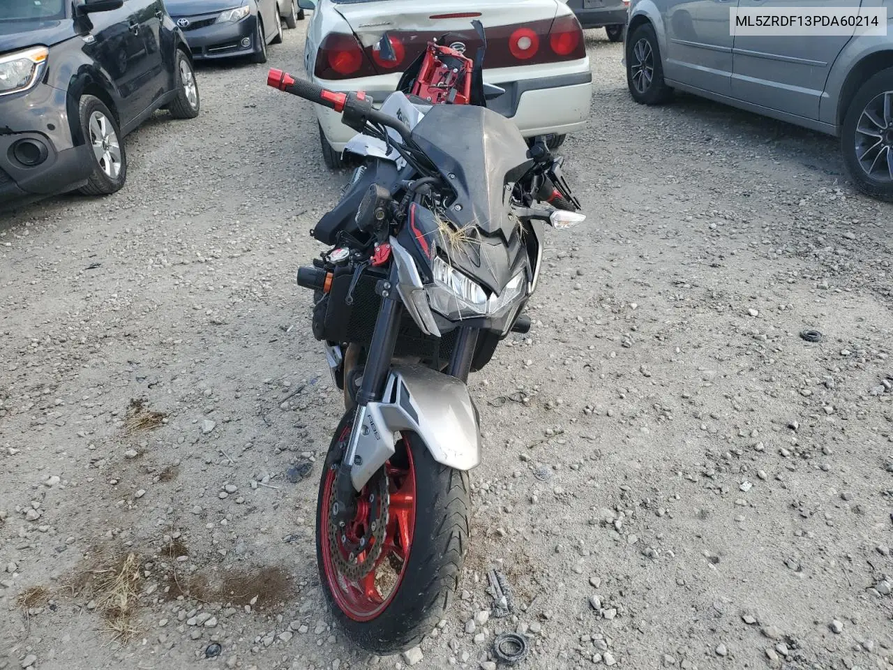 2023 Kawasaki Zr900 F VIN: ML5ZRDF13PDA60214 Lot: 60038135