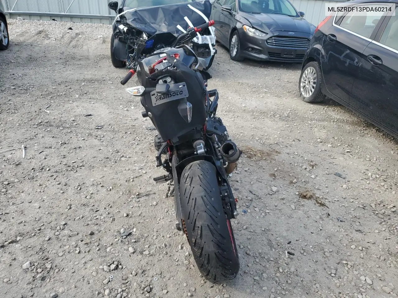 2023 Kawasaki Zr900 F VIN: ML5ZRDF13PDA60214 Lot: 60038135