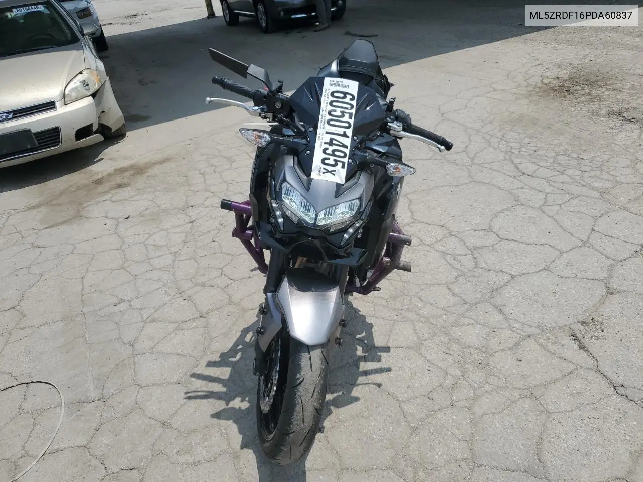 2023 Kawasaki Zr900 F VIN: ML5ZRDF16PDA60837 Lot: 60501495