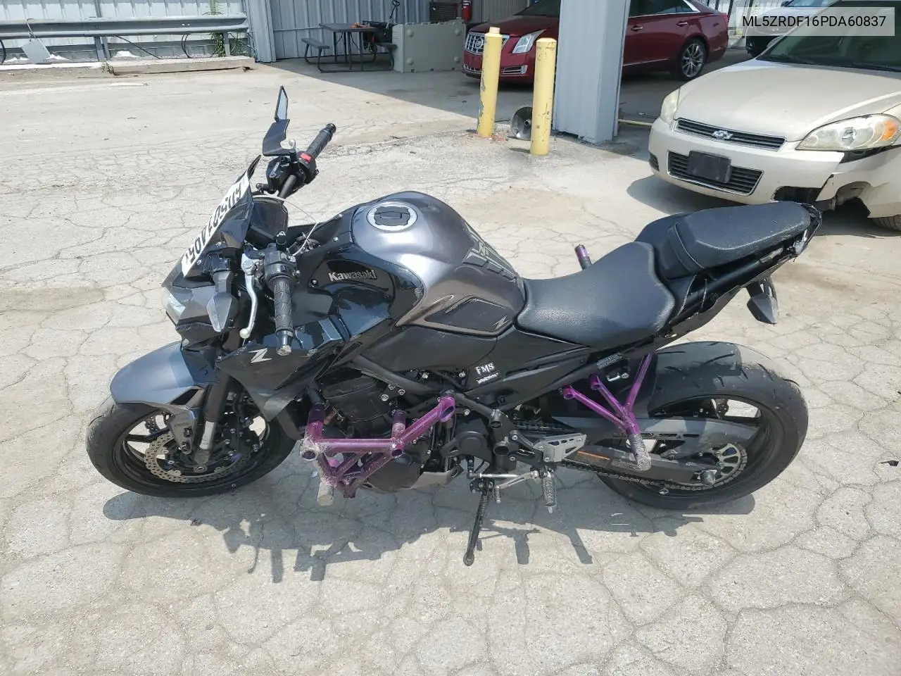 2023 Kawasaki Zr900 F VIN: ML5ZRDF16PDA60837 Lot: 60501495