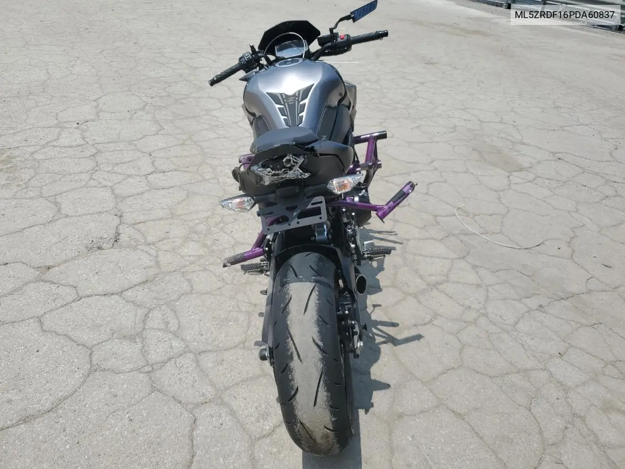 2023 Kawasaki Zr900 F VIN: ML5ZRDF16PDA60837 Lot: 60501495