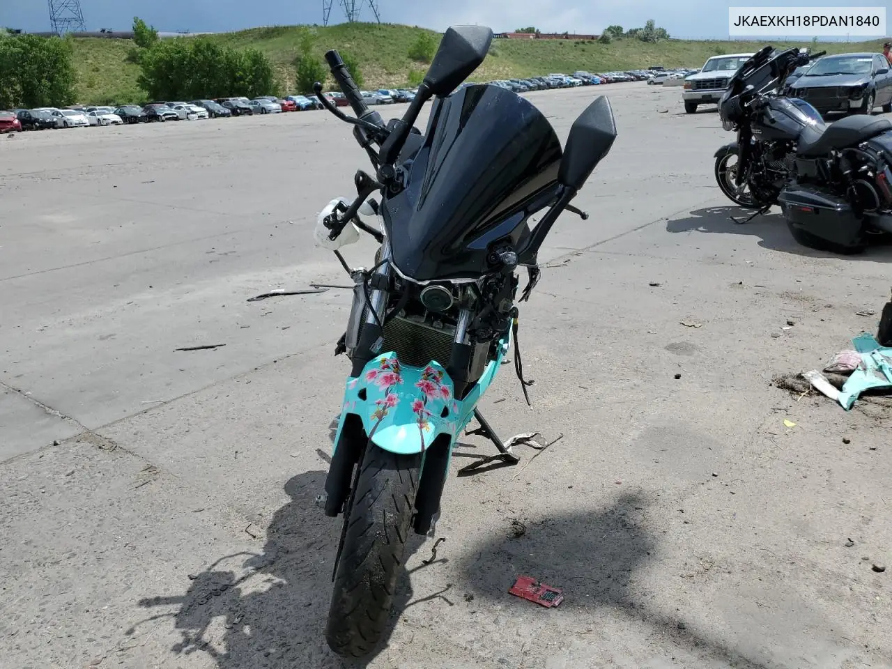 2023 Kawasaki Ex400 VIN: JKAEXKH18PDAN1840 Lot: 60906565
