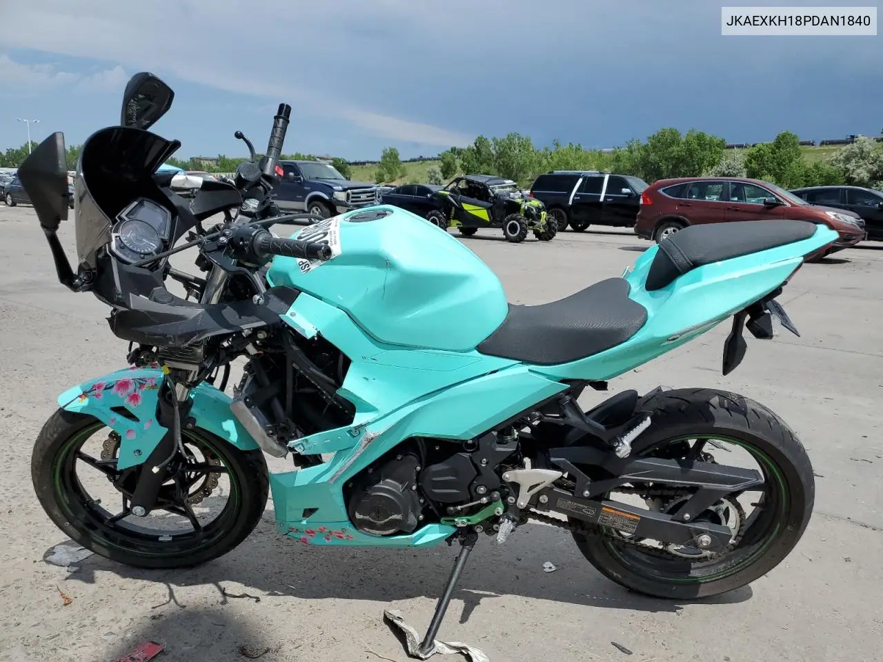 2023 Kawasaki Ex400 VIN: JKAEXKH18PDAN1840 Lot: 60906565