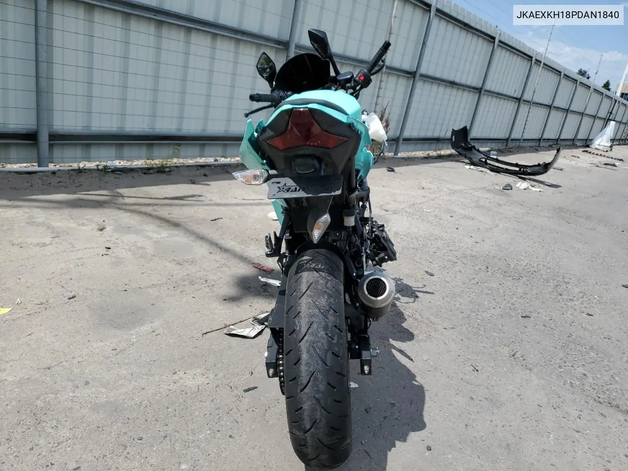 2023 Kawasaki Ex400 VIN: JKAEXKH18PDAN1840 Lot: 60906565