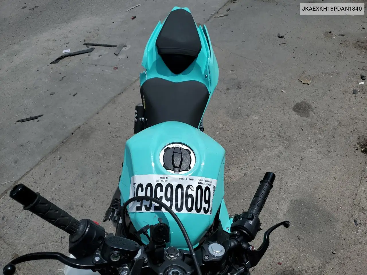 2023 Kawasaki Ex400 VIN: JKAEXKH18PDAN1840 Lot: 60906565
