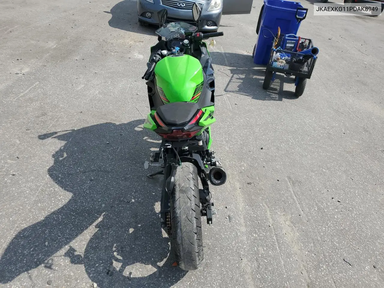 2023 Kawasaki Ex400 VIN: JKAEXKG11PDAK8949 Lot: 61153965